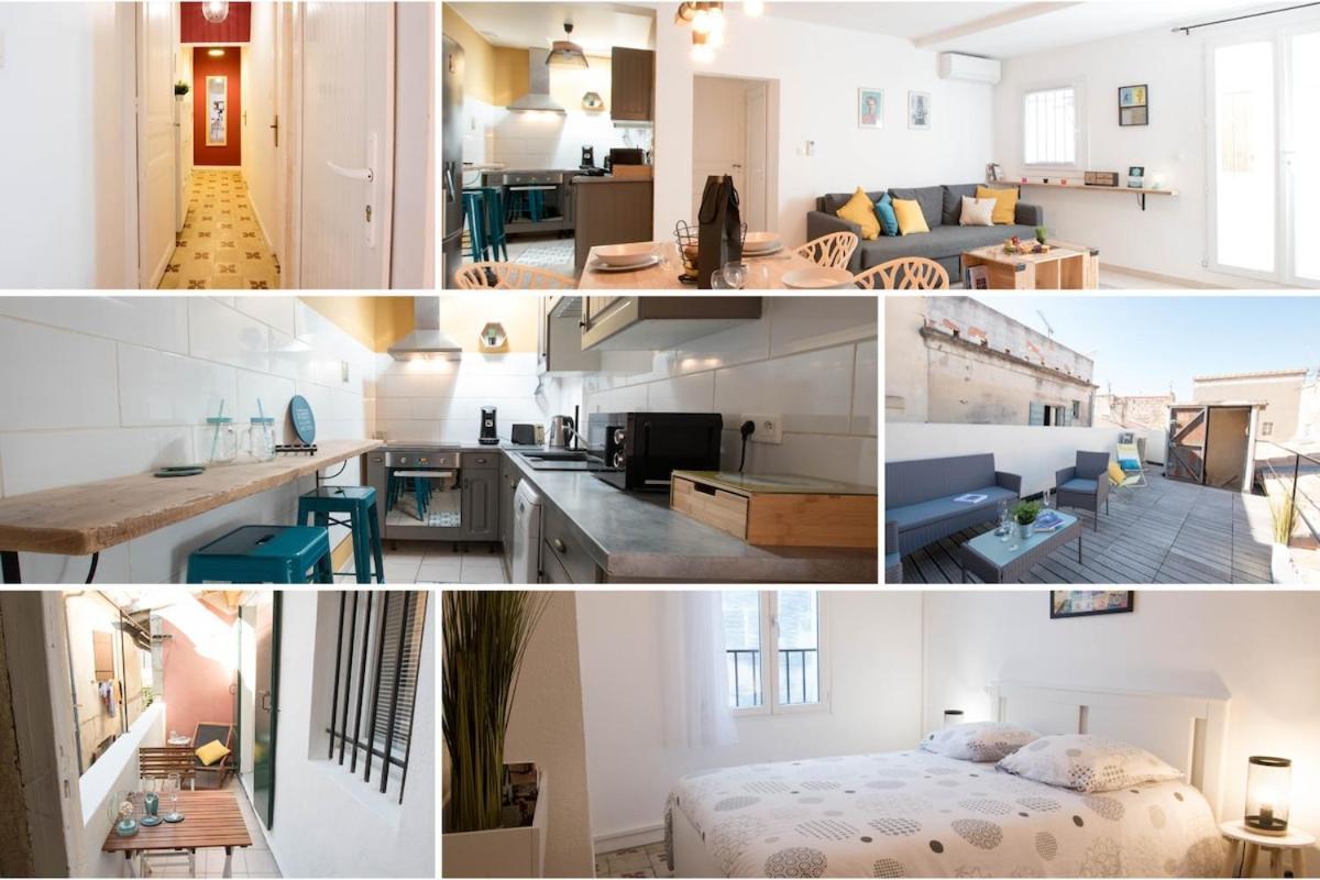 Apartment Duplex Liberte-grande Terrasse-clim-quartier Roquette Arles