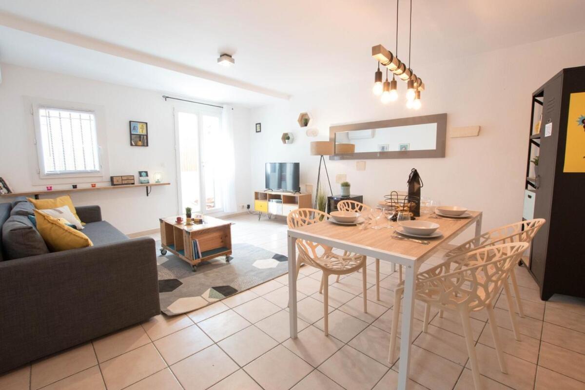 Duplex Liberte-grande Terrasse-clim-quartier Roquette * Arles