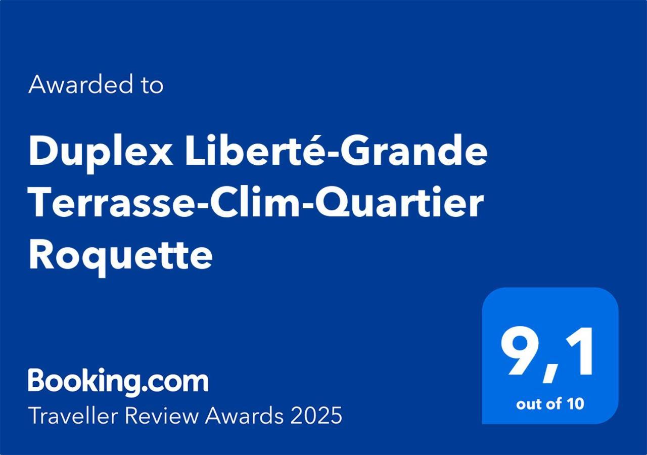 Apartment Duplex Liberte-grande Terrasse-clim-quartier Roquette